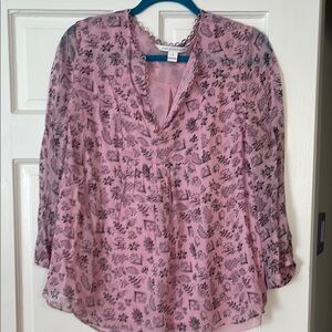 Floral Pink Blouse